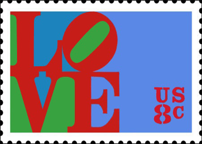 first USPS Love Stamp