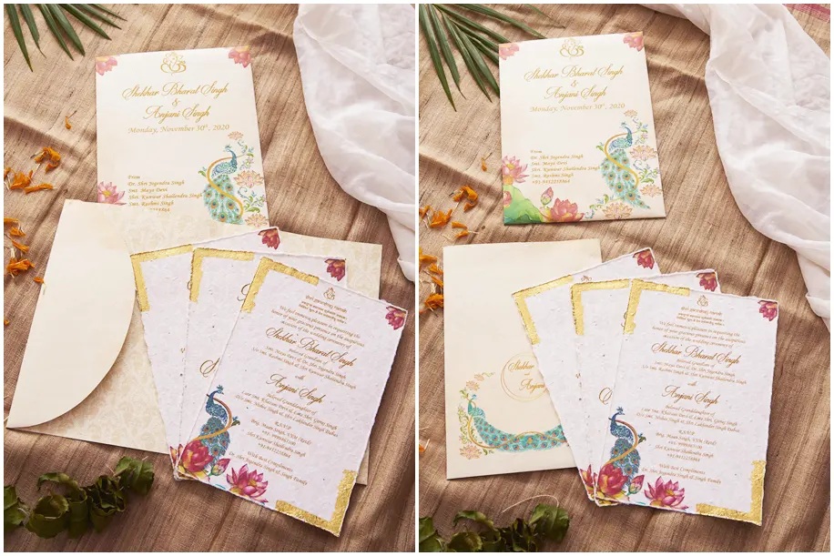 Eco-Friendly Indian Wedding Invitations